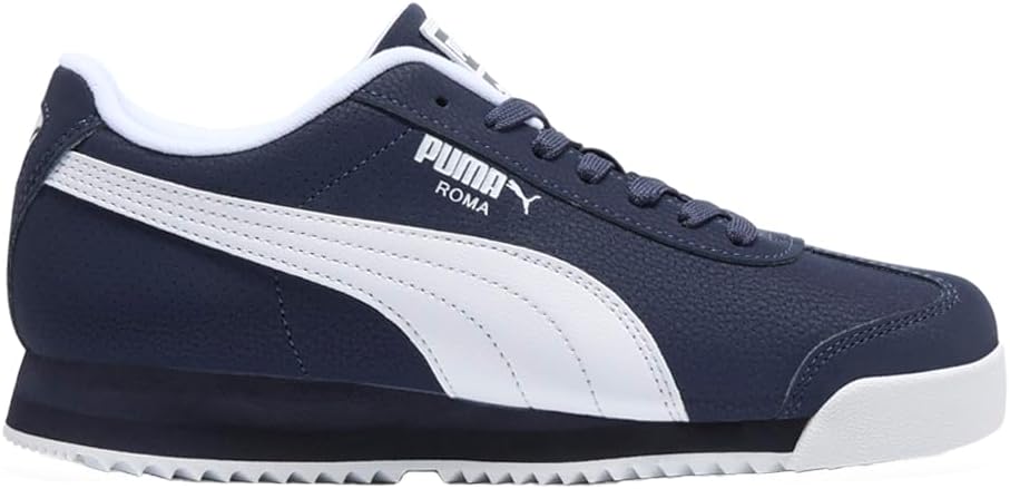 

Кроссовки Puma Unisex-Child Roma, белый/синий/темно-синий