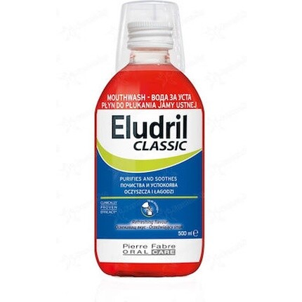 

Eludril Classic Ополаскиватель для полости рта для защиты здоровья десен - 500 мл Elgydium