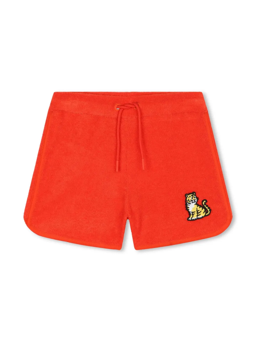 

Шорты с вышивкой Tiger Kenzo Kids, красный