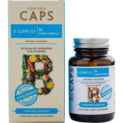 

B-Complex 50 Power Formula Липосомальный с витаминами группы В - 30 капсул John Noa