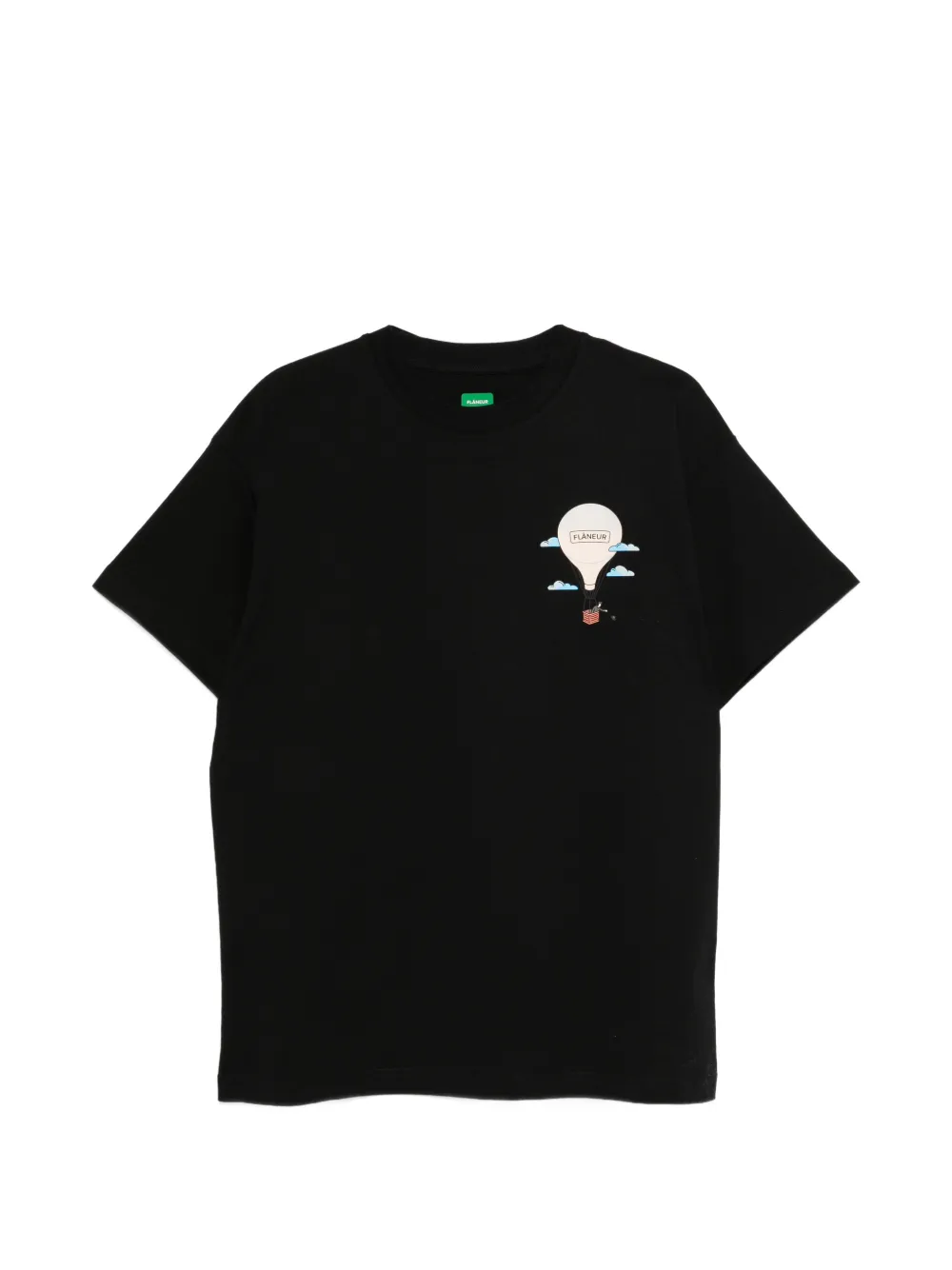 

Футболка с графическим принтом FLÂNEUR, черный