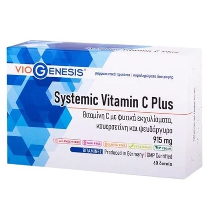 

Системный витамин C Plus 915 мг - 60 таблеток Viogenesis