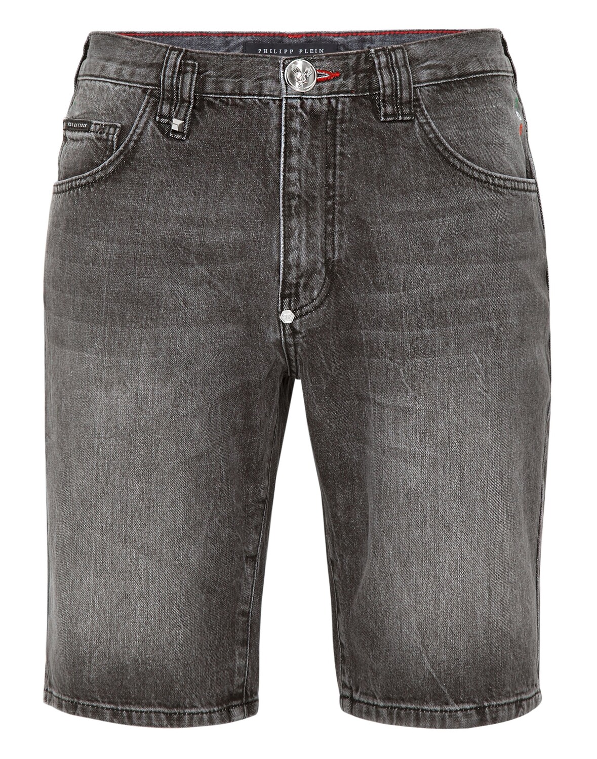 

Джинсовые шорты Philipp Plein, цвет Storm Grey