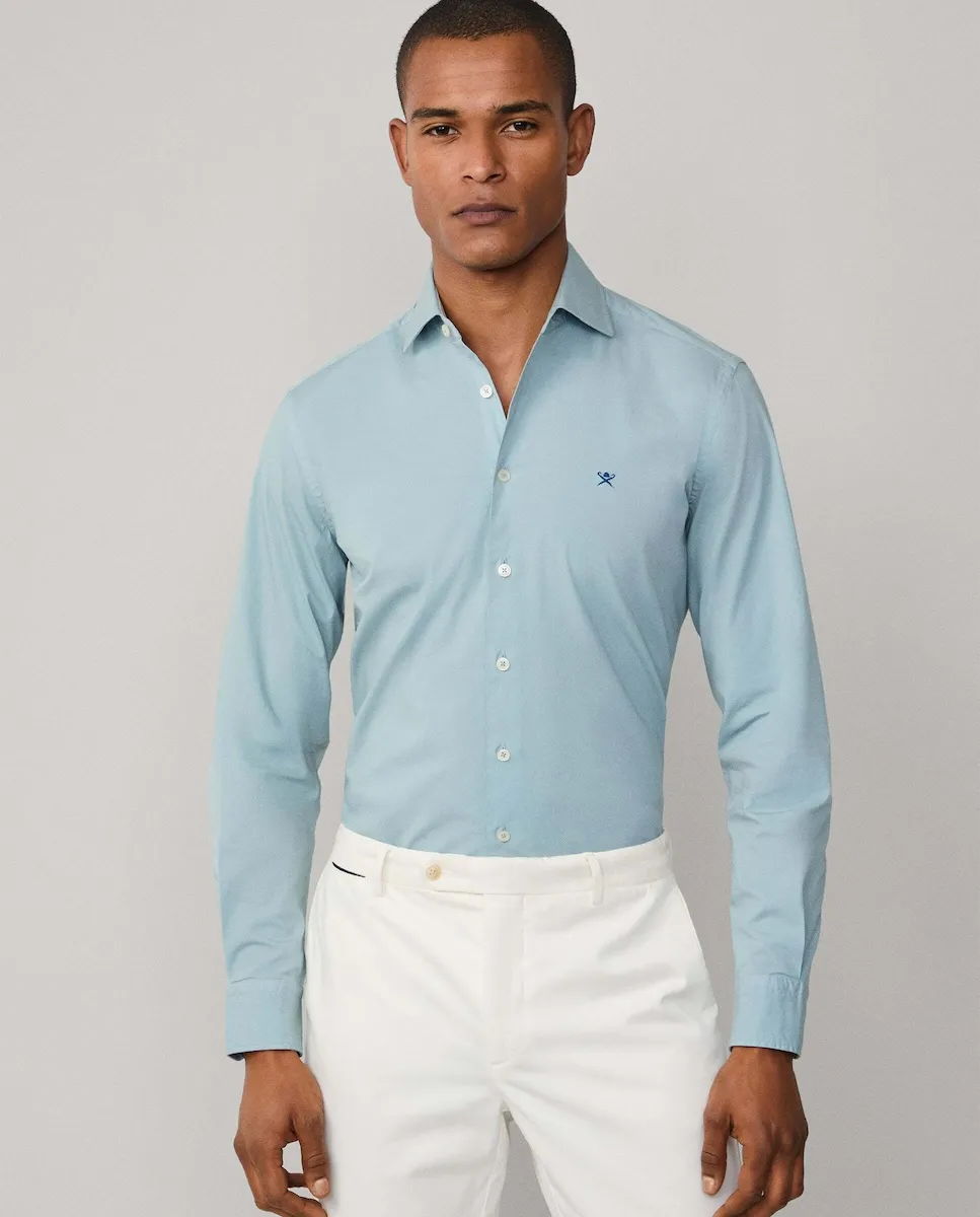 

Рубашка HACKETT ESS GMD поплин Hackett, синий