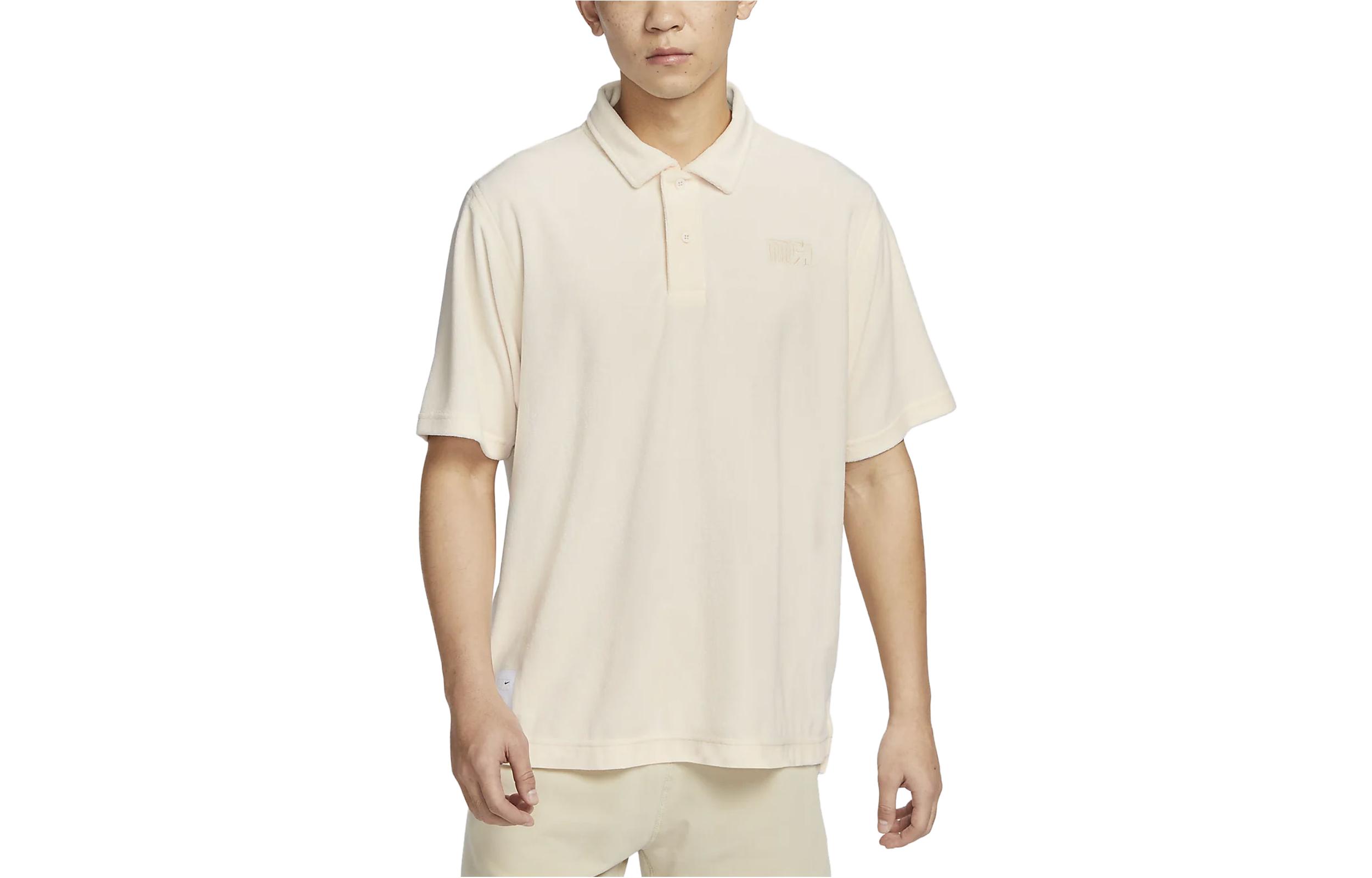 

Спортивная поло для мужчин, цвет светлый айвори Nike, светло айвори белый