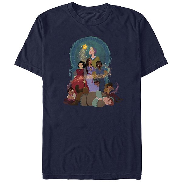 

Мужская футболка с групповым портретом Wish Sparkly Licensed Character