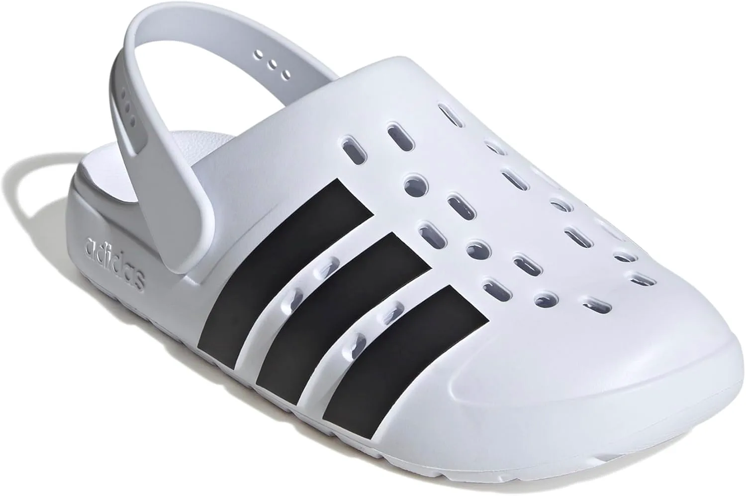 Унисекс сабо Adidas Adilette 2.0, белый/черный — фото 4