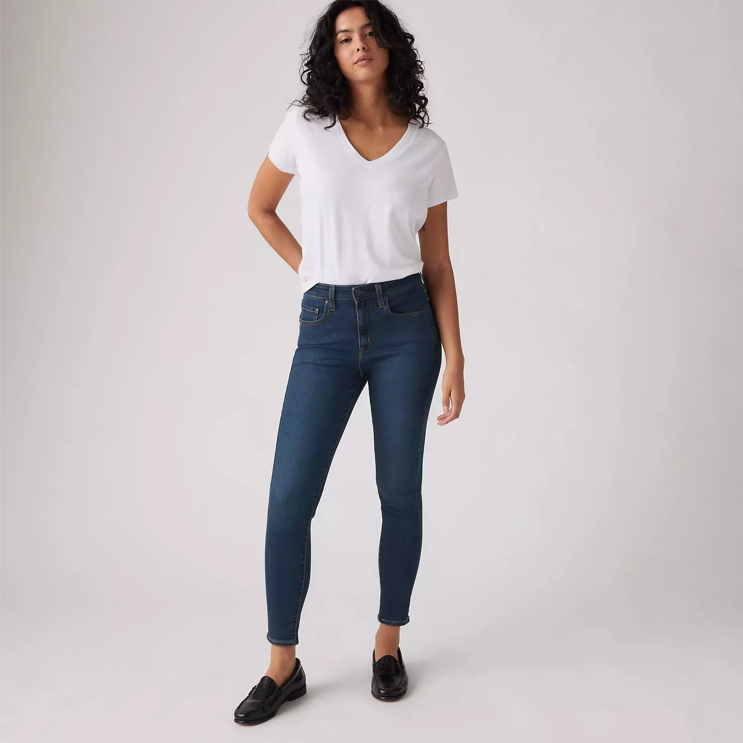 

721 Узкие женские джинсы с высокой посадкой Levi's, цвет Eternal Indigo - Dark Wash