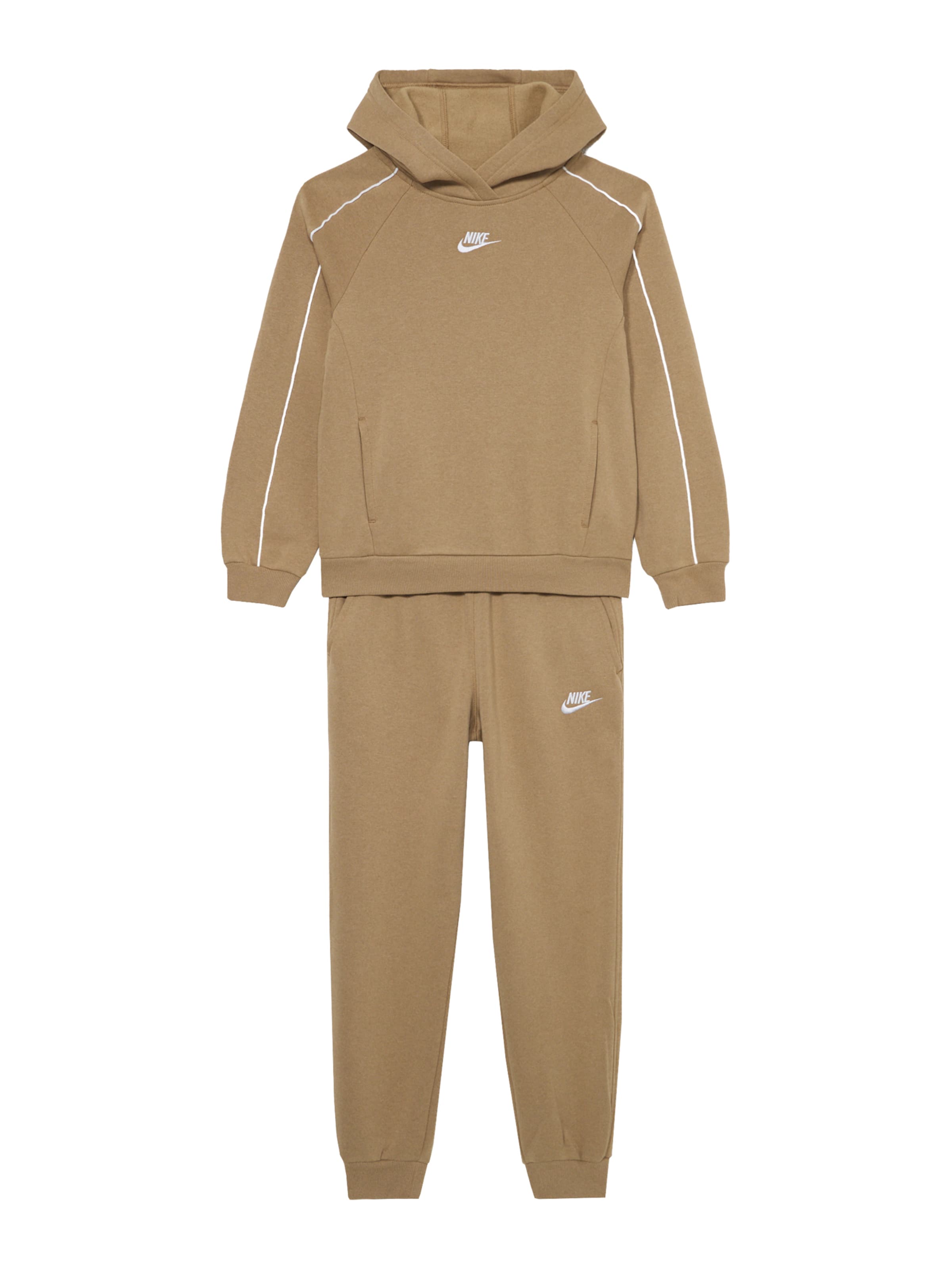 

Nike Sportswear Спортивный костюм 'CLUB FLC' в темно-бежевом цвете