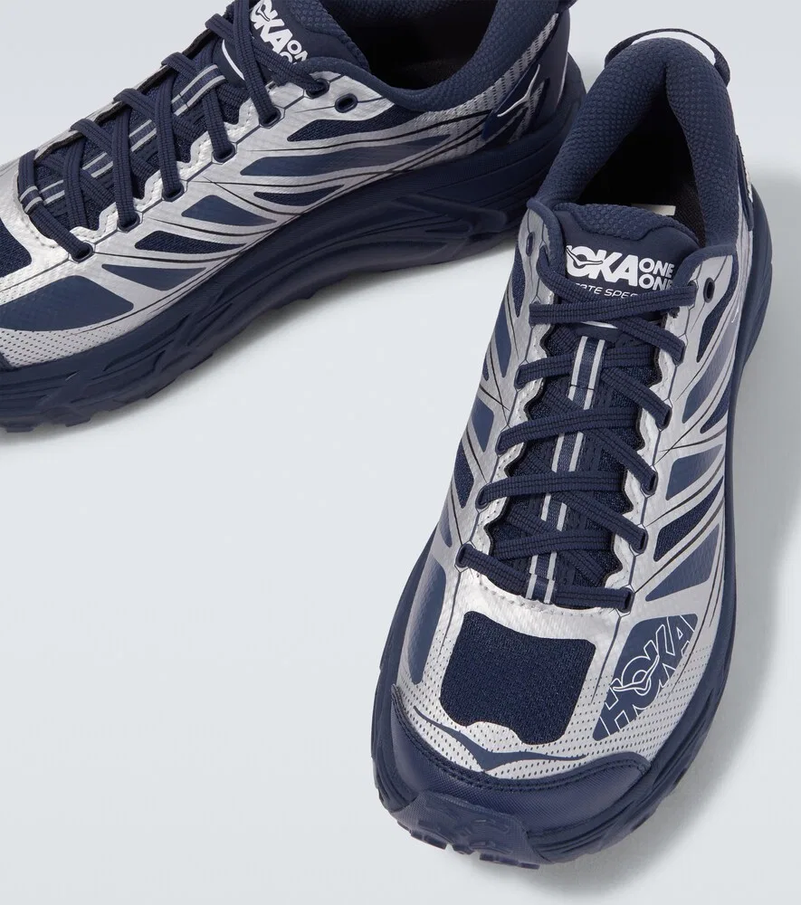 Беговые кроссовки Mafate Speed 2 Hoka One One, синий — фото 3