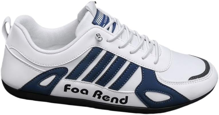 

Мужские легкие спортивные кроссовки для бега - противоскользящие и прочные. Ретро-стиль. Мягкая подкладка Fmshi, белый