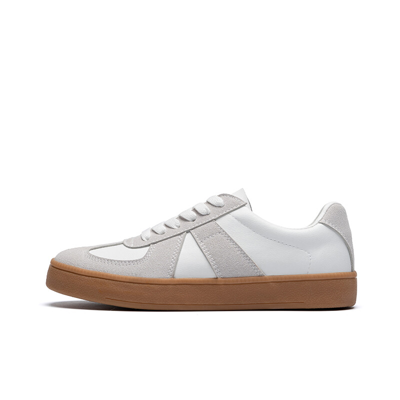 

Кроссовки ZHR Skateboarding Shoes Unisex Low-top, белый/серый