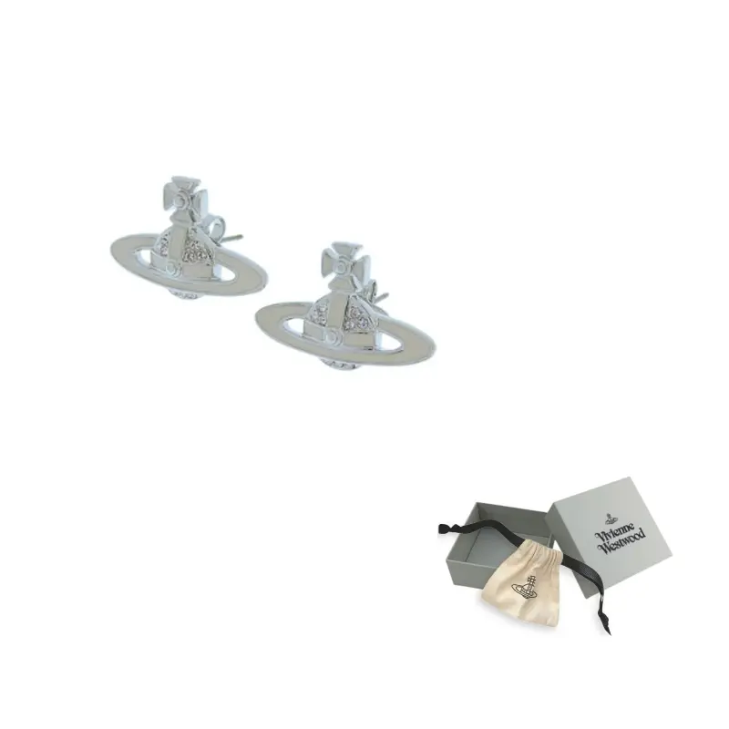 

Vivienne Westwood Серебряные металлические серьги для женщин