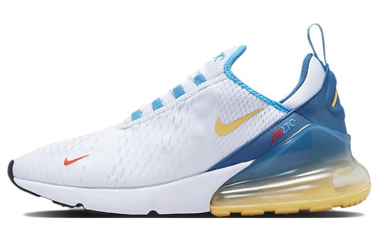 

Nike Air Max 270 Белый Индастриал Синий Цитрон Пульс