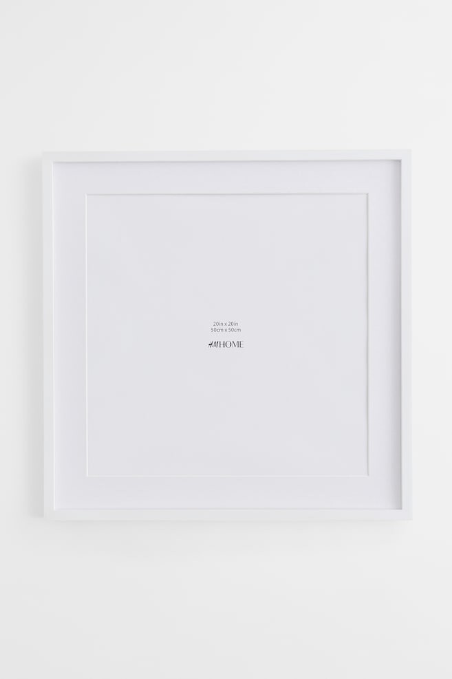 

Деревянная рамка для фотографий H&M, 50x50 см, белый
