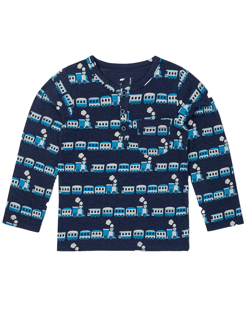 

Футболка Monica + Andy Henley, синий