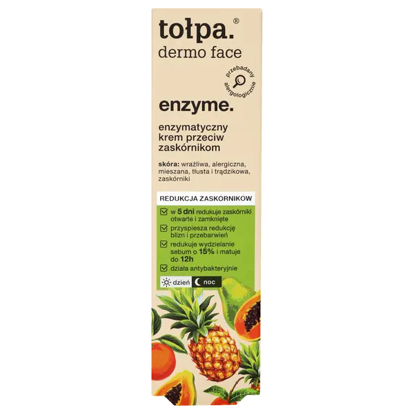 Крем для лица Tołpa — Ферментативный против черных точек, Dermo face enzyme, 40 мл — фото 2