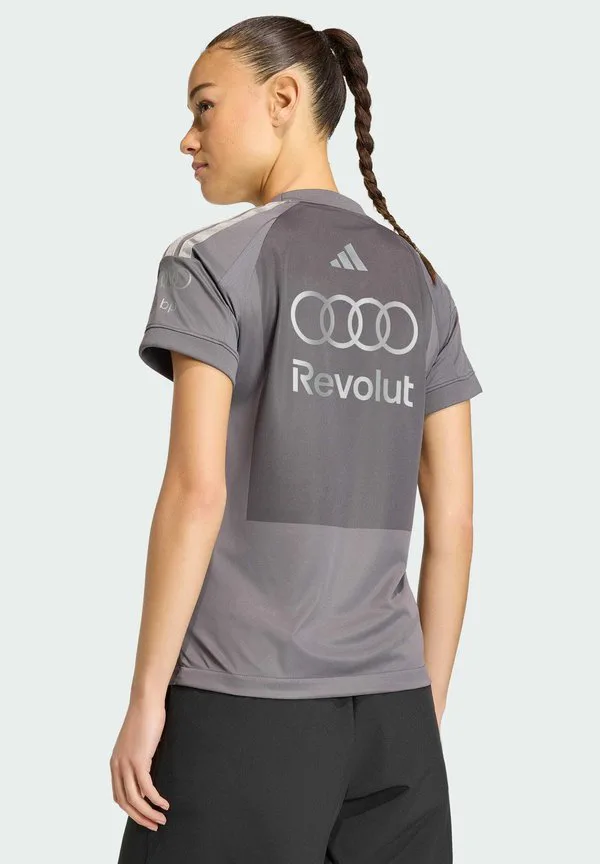

Спортивная футболка audi revolut f1 team с коротким рукавом, реплика футболки пилота Adidas Performance, Grey Strata/Iron Metallic, Серый, Спортивная футболка audi revolut f1 team с коротким рукавом, реплика футболки пилота Adidas Performance, Grey Strata