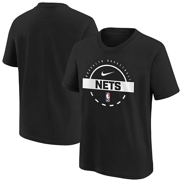 

Футболка для тренировок Youth Brooklyn Nets черная Nike