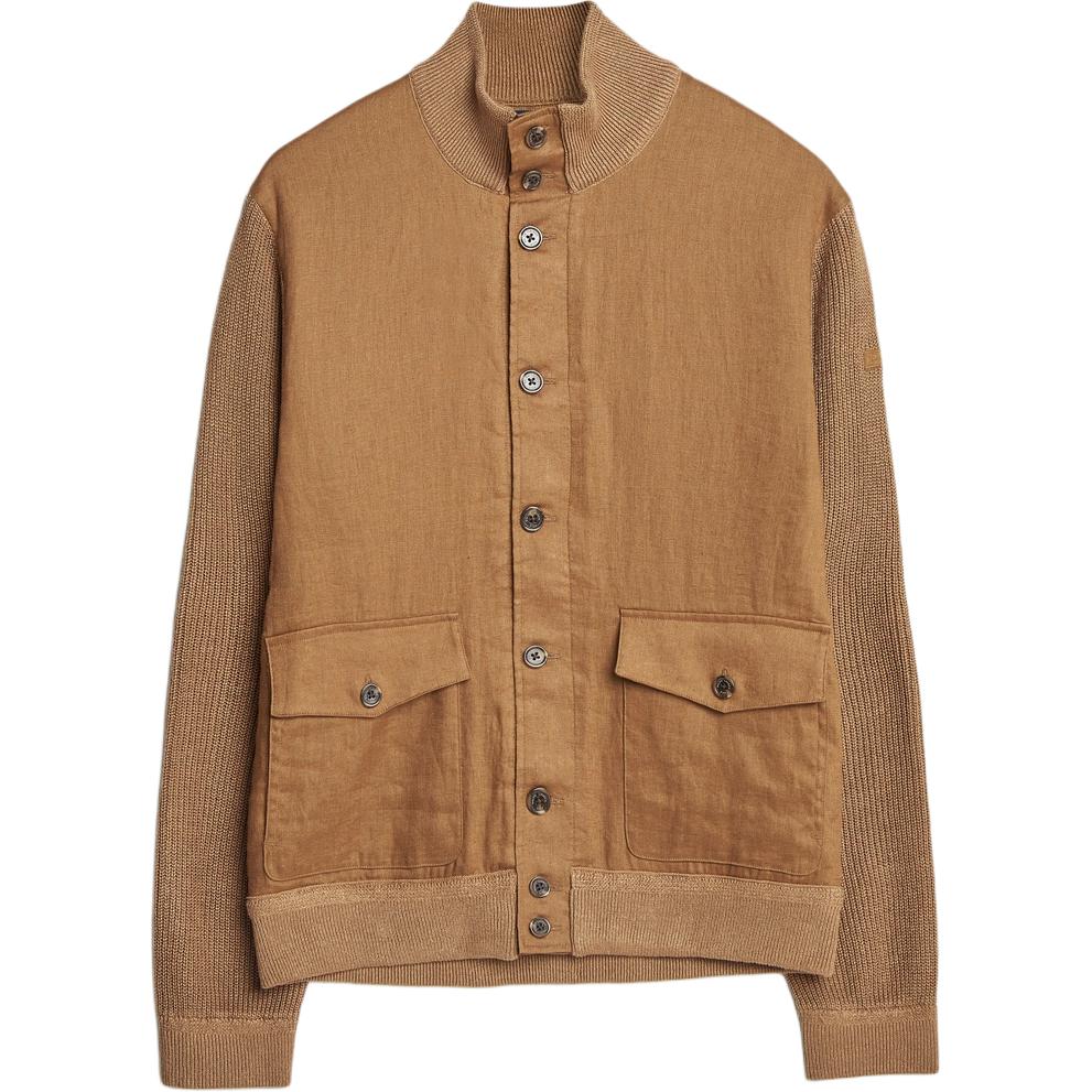 

Гибридная куртка с панелями Polo Ralph Lauren, коричневый