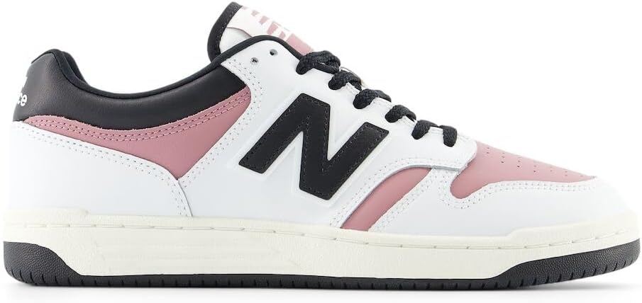 Мужские кроссовки New Balance 480 V1, White/Rosewood/Black — фото 3
