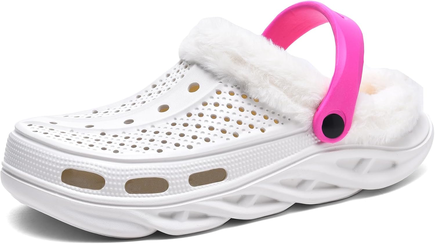 

Садовые сабо с поддержкой свода стопы, сандалии, подушка для восстановления после фасциита, стельки Clootess, розовый