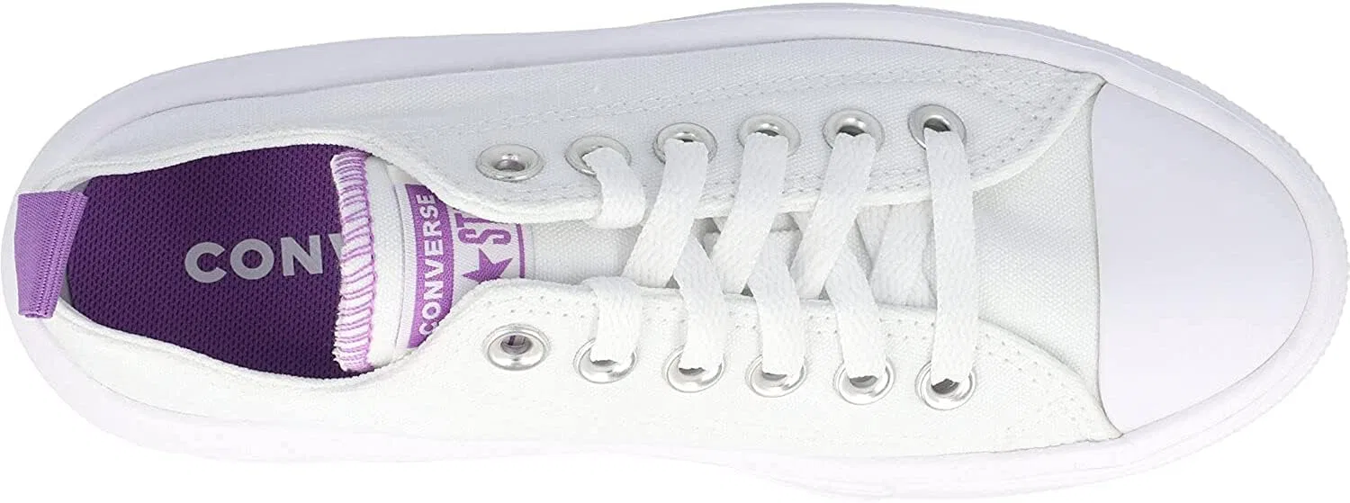 Детские белые спортивные кроссовки Converse CTAS Move OX 271717C — фото 4