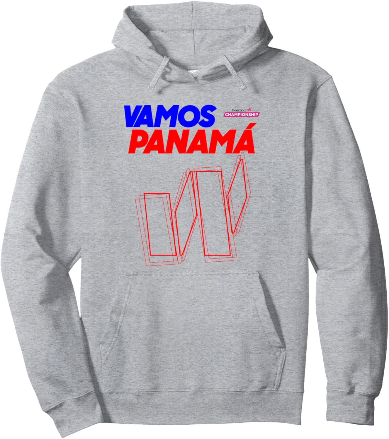 

Худи с символикой Панамы, посвященной отборочным матчам чемпионата мира КОНКАКАФ Concacaf Champions League, серый