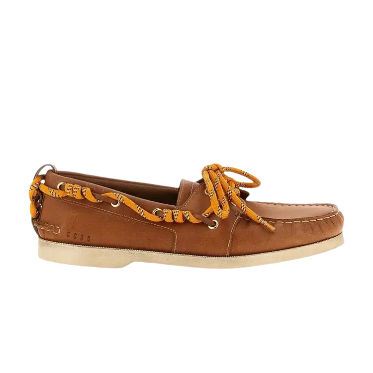 Лоферы на шнуровке Golden Goose, коричневый