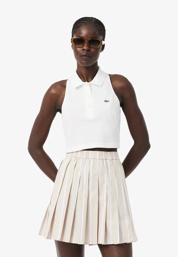 Рубашка поло Lacoste mc femme Blanc