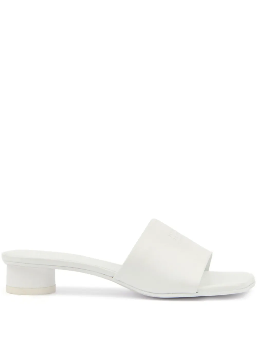 Мюли с логотипом MM6 Maison Margiela, белый
