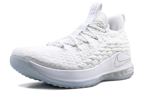 Кроссовки lebron 15 низкие Nike, белый — фото 2