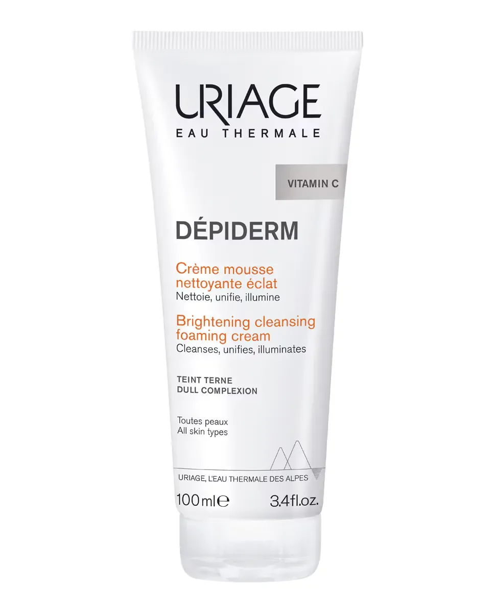 Крем для лица Uriage — Осветляющая очищающая пена Depiderm, 100 мл