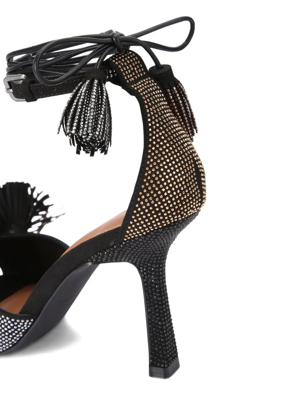Босоножки Pom Pom 90 Kurt Geiger London, черный — фото 2