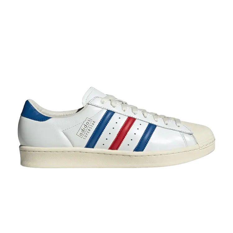 

Кроссовки Adidas Superstar Vintage Made in Germany, White Blue Scarlet