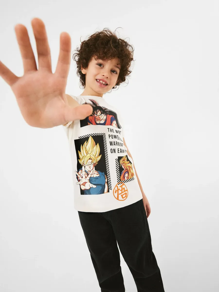 

Рубашка с короткими рукавами Name It "NKMNEWS DRAGONBALL SS TOP", цвет Jet Stream