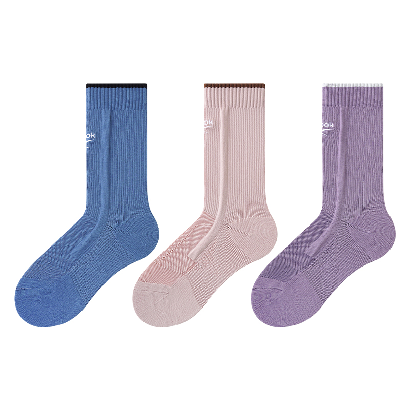 

Женские баскетбольные носки 3 пары Reebok, фиолетовый