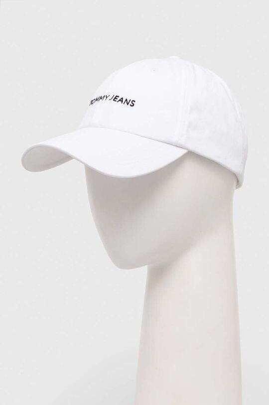 

Хлопковая бейсболка Tommy Jeans, белый