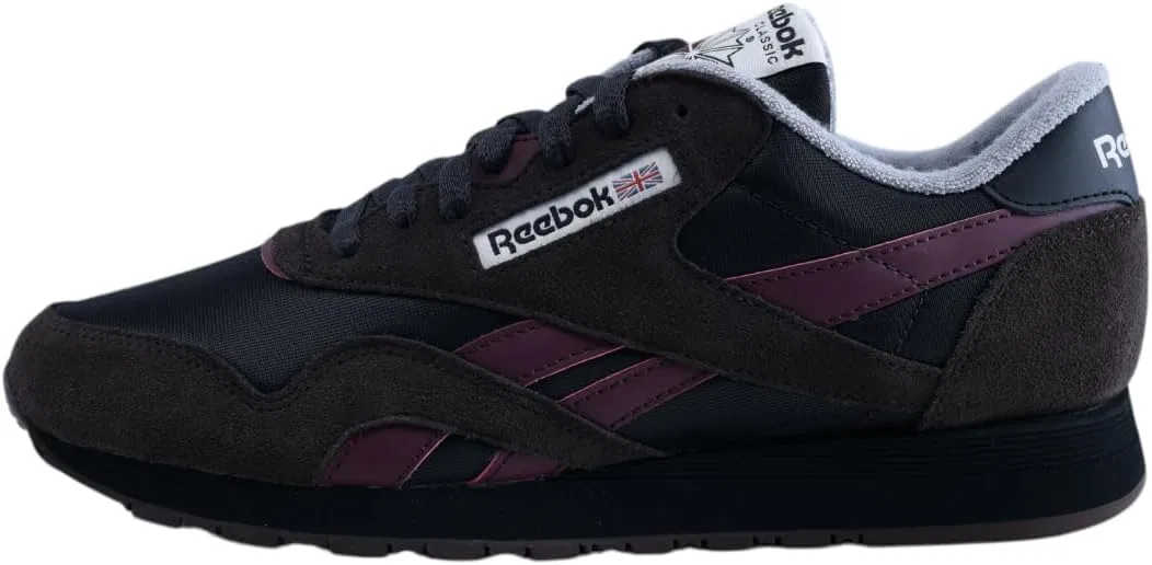 Женские кроссовки Reebok CL Lthr 153954 Amazon Renewed, Washed Black Black Cherry
