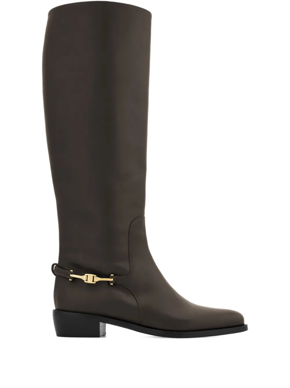 Кожаные сапоги Ferragamo