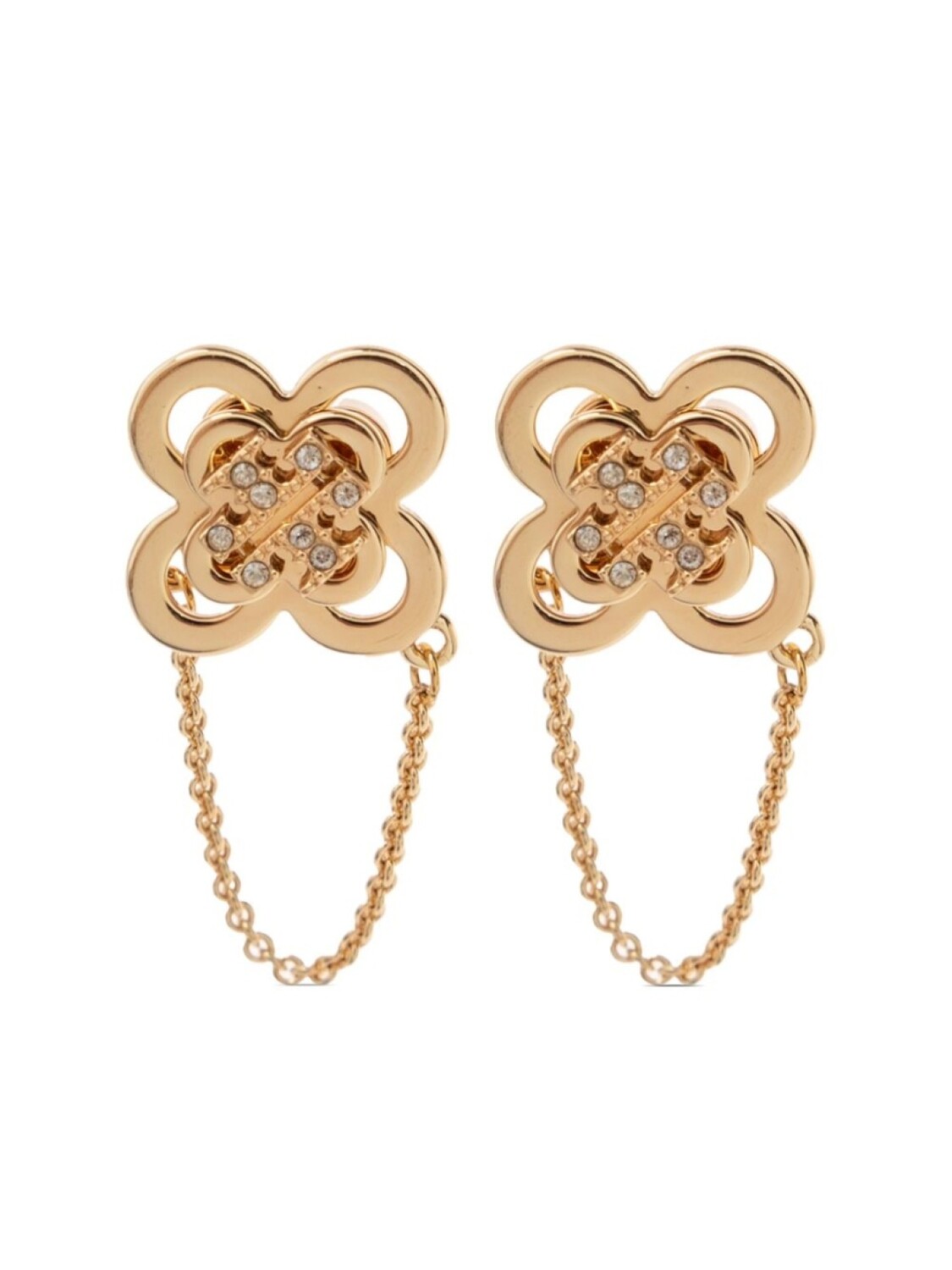 

Серьги Кира Кловер Tory Burch, золотой