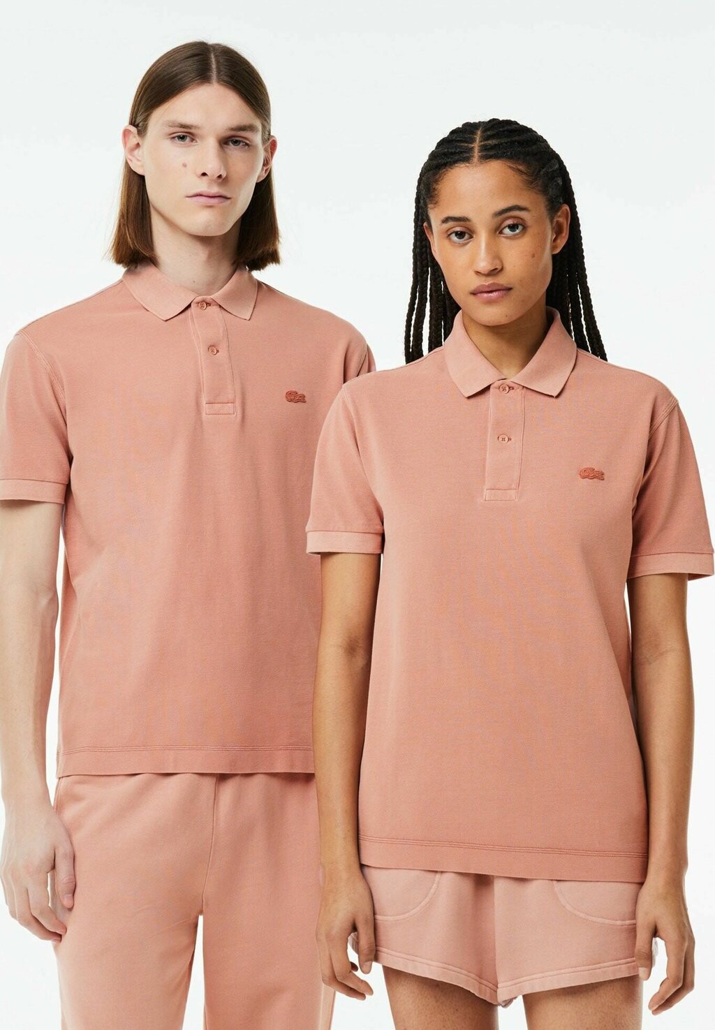 

Поло Lacoste, розовый