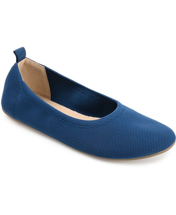 Женские трикотажные балетки из джерси Journee Collection, цвет Navy