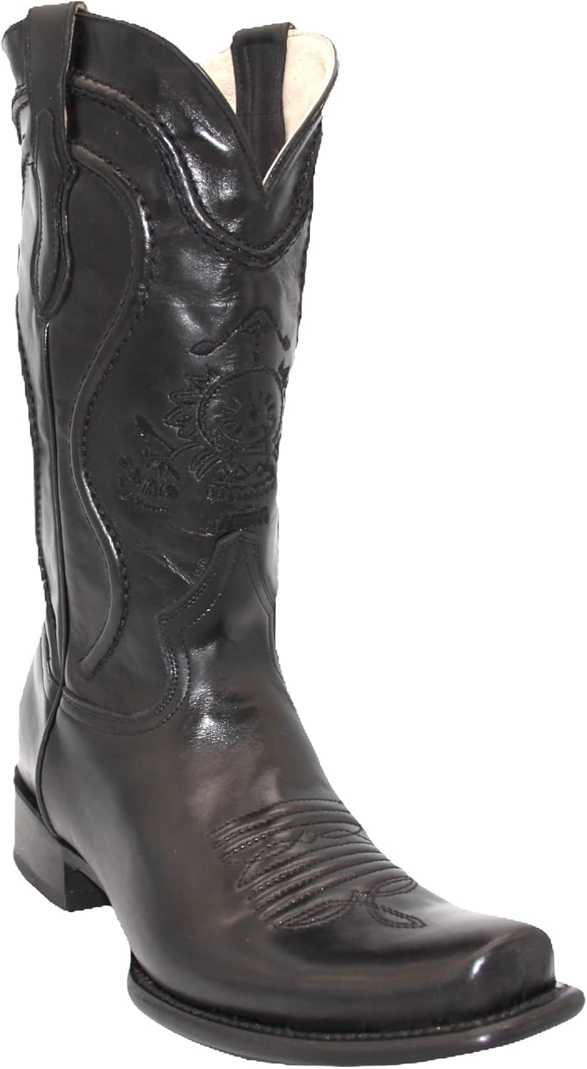 

Мужские кожаные ковбойские сапоги Western Shops среднего голенища The Western Shops, черный