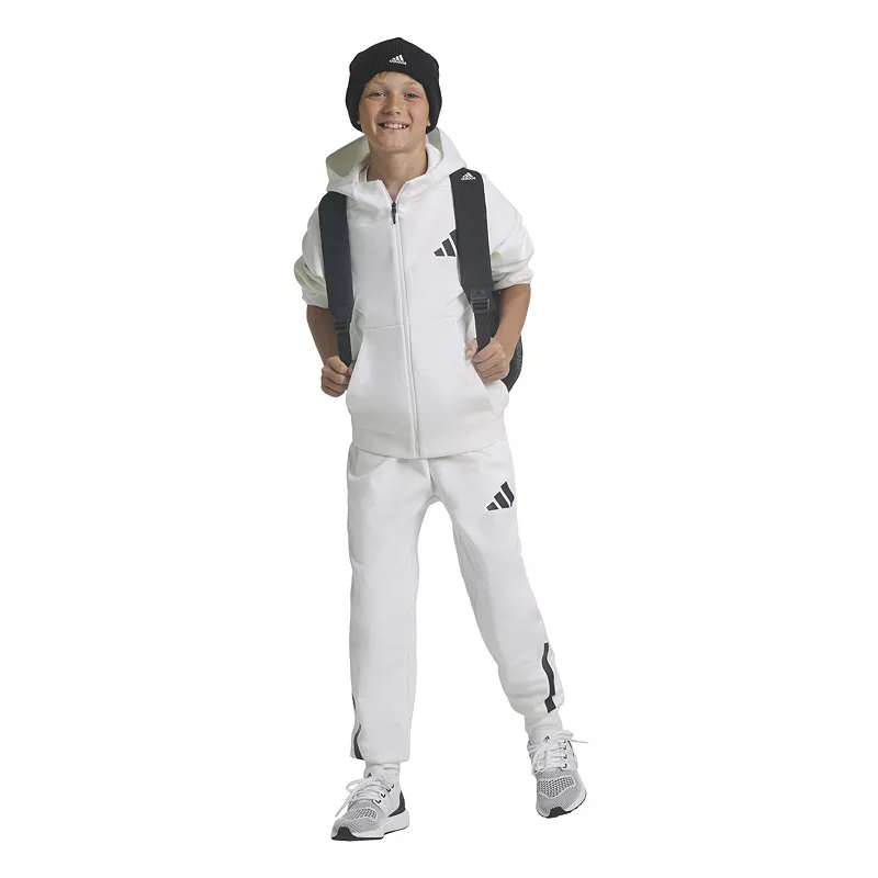 Детские кроссовки Adidas Z.N.E. Спортивные брюки зауженного кроя, белый/черный — фото 2