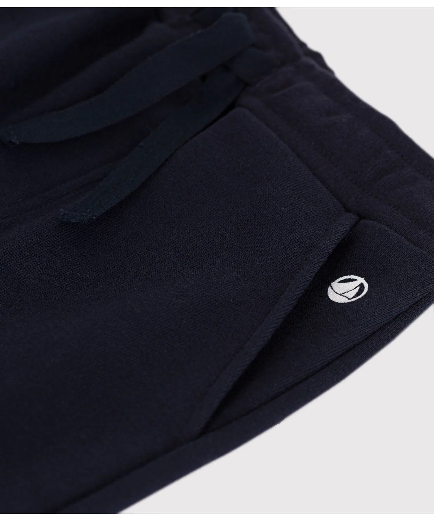 Детские спортивные штаны из хлопка PETIT BATEAU тёмно-синие — фото 3