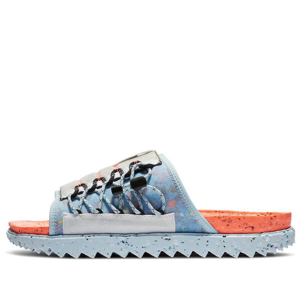 

Тапочки asuna slide se 'crater - total crimson grey' Nike, синий