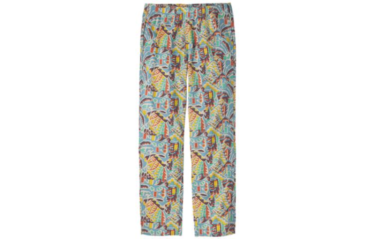 

Мужские повседневные брюки Funhoggers, умеренно прямого кроя Patagonia, синий print/lagb