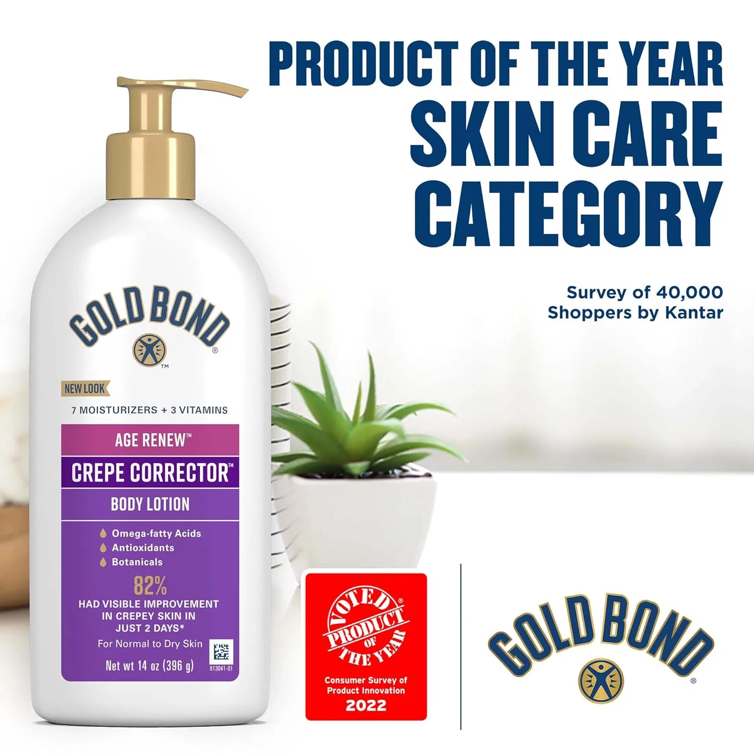 Лосьон для тела «Age Renew Crepe Corrector» от Gold Bond, 350 мл Gold Bond — фото 3