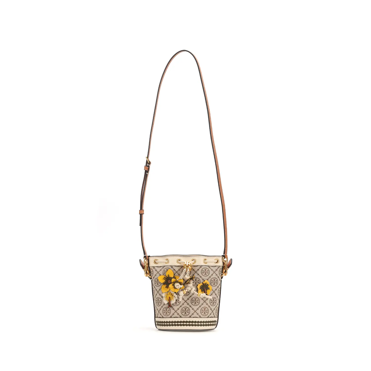 

TORY BURCH Монограмма Кожаная Мини Сумка Через Плечо Женская
